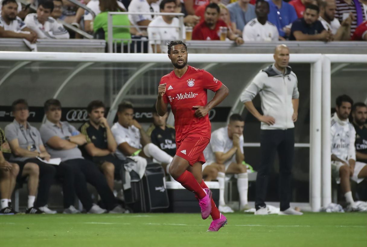 Germany and Bayern Munich midfielder Serge Gnabry. © Kevin Jairaj-USA TODAY Sports