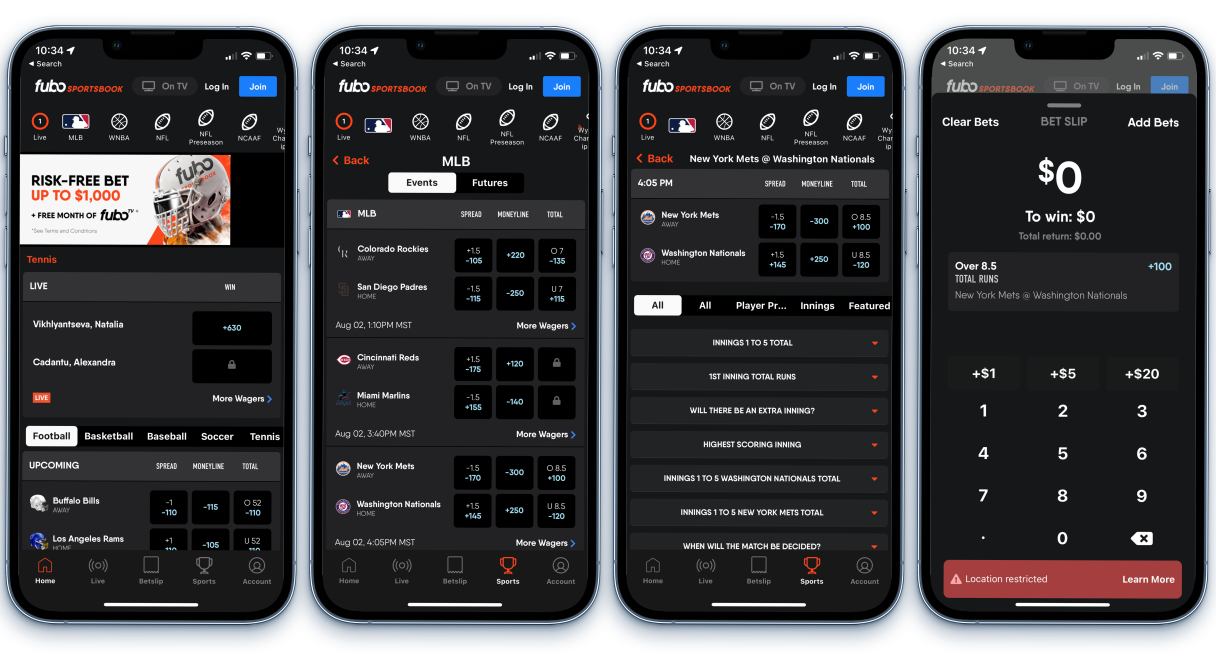 Fubo sportsbook review app review