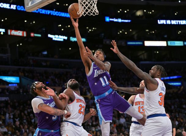 NBA Malik Monk Lakers Knicks