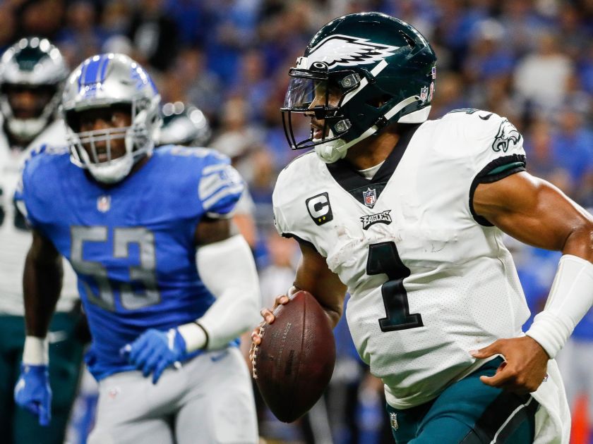 WR A.J. Brown sets Philadelphia Eagles receiving record in debut with team  - ESPN
