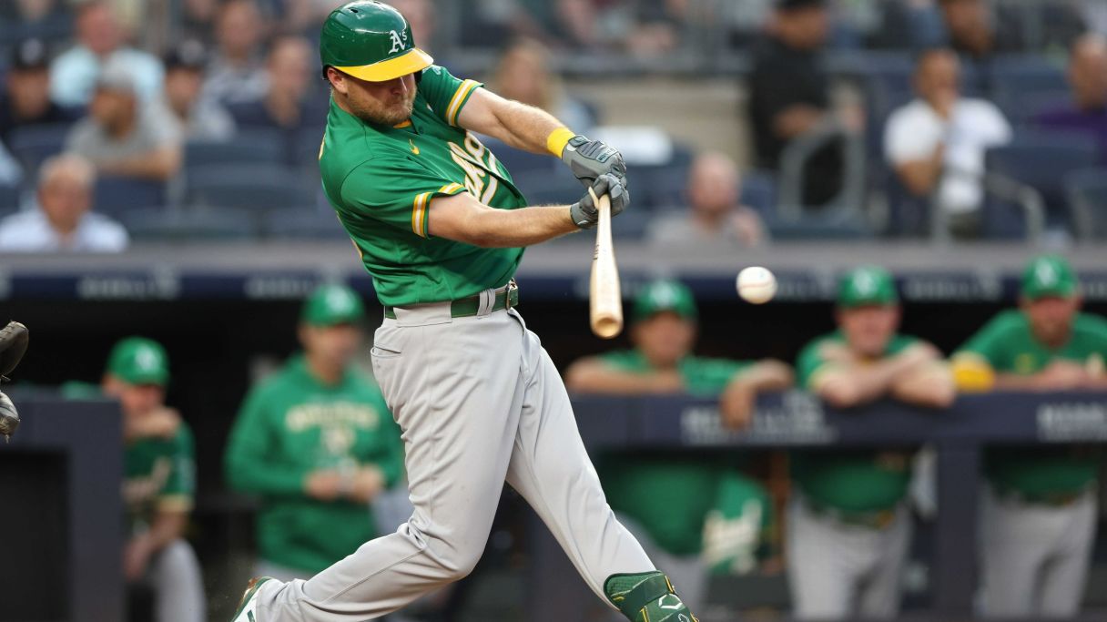  Oakland Athletics third baseman Sheldon Neuse - MLB