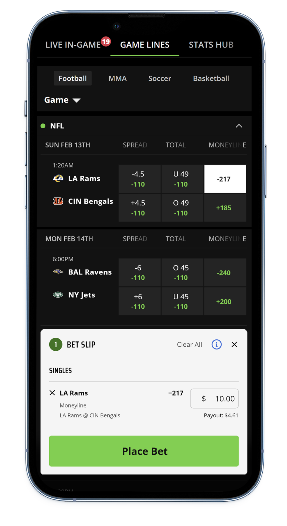 Nfl Money Line NFL Moneyline Betting Guide - Understand NFL Moneyline Bets
