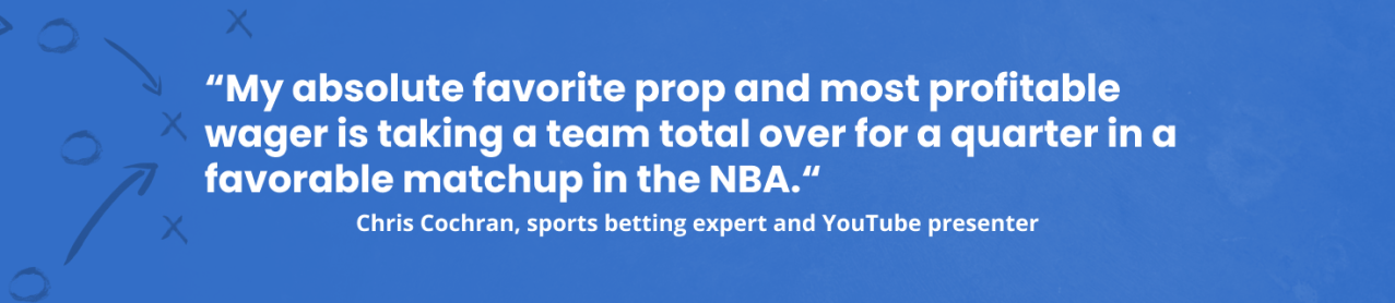 NBA Props quote mobile