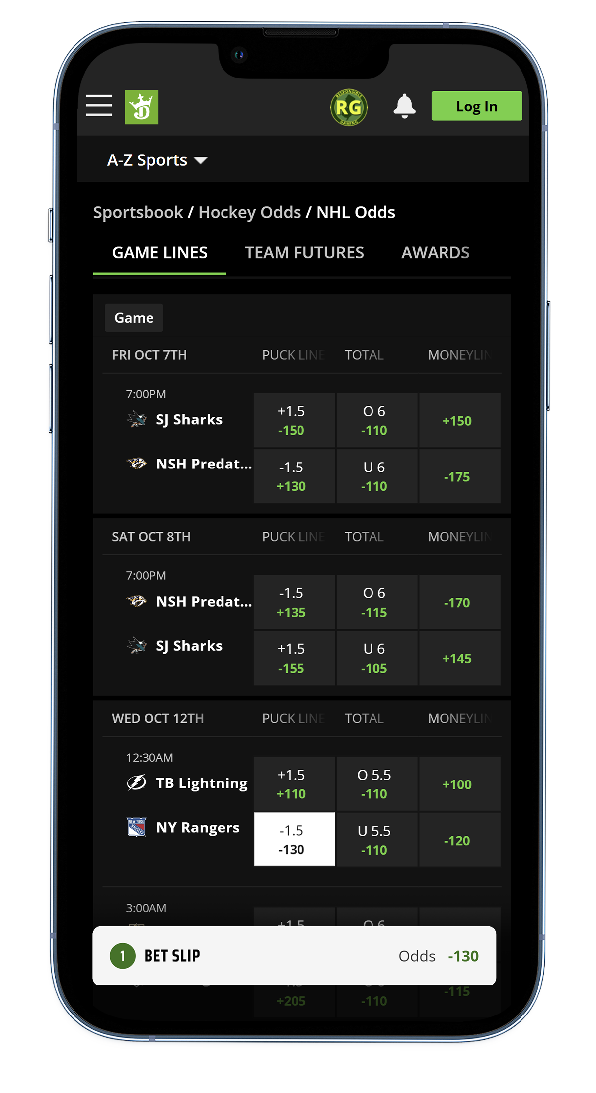 NHL Point Spread Betting Guide - Understand NHL Spread Bets