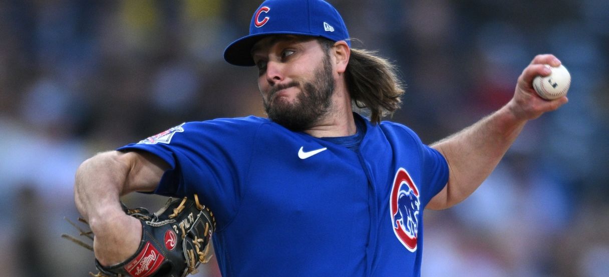 Chicago Cubs starting pitcher Wade Miley