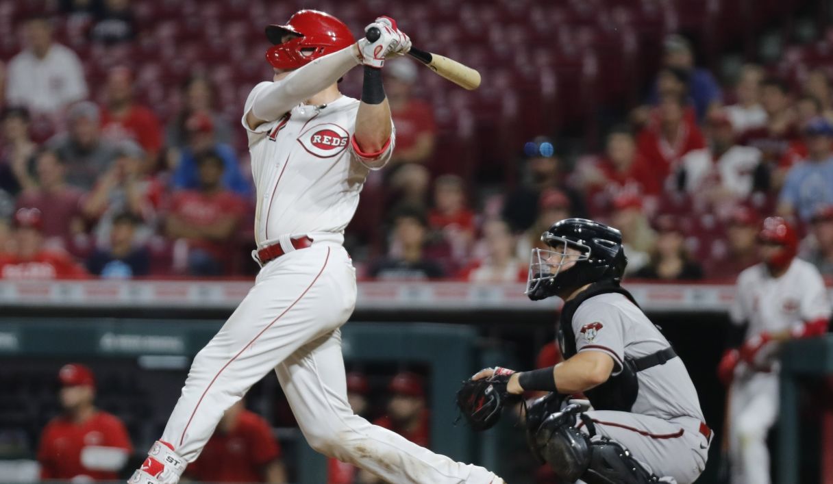 Tyler Stephenson Arizona Diamondbacks at Cincinnati Reds