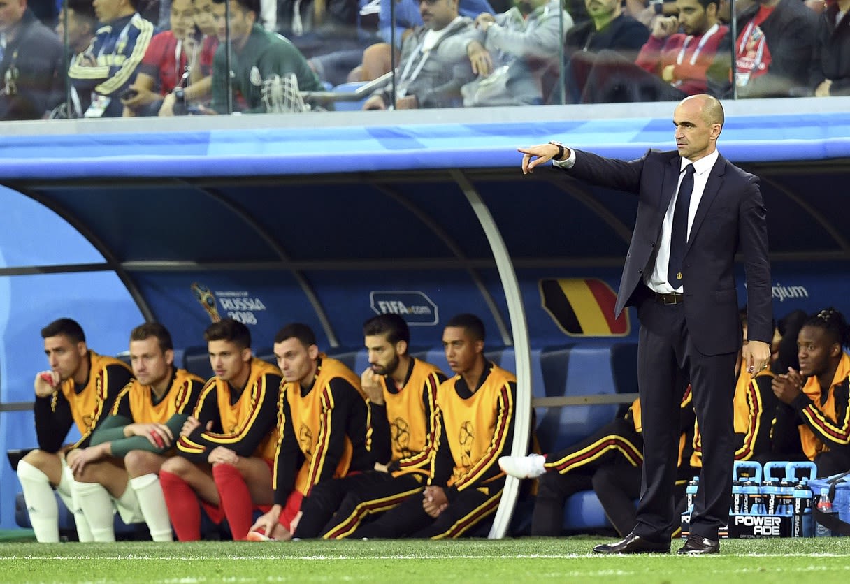 Roberto Martinez dishes out orders from the sidelines