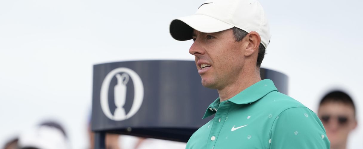 Rory McIlroy Open Championship banner
