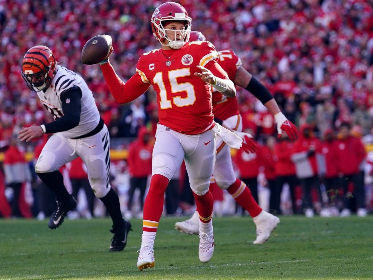Kansas City Chiefs quarterback Patrick Mahomes. © Kareem Elgazzar/The Enquirer / USA TODAY NETWORK
