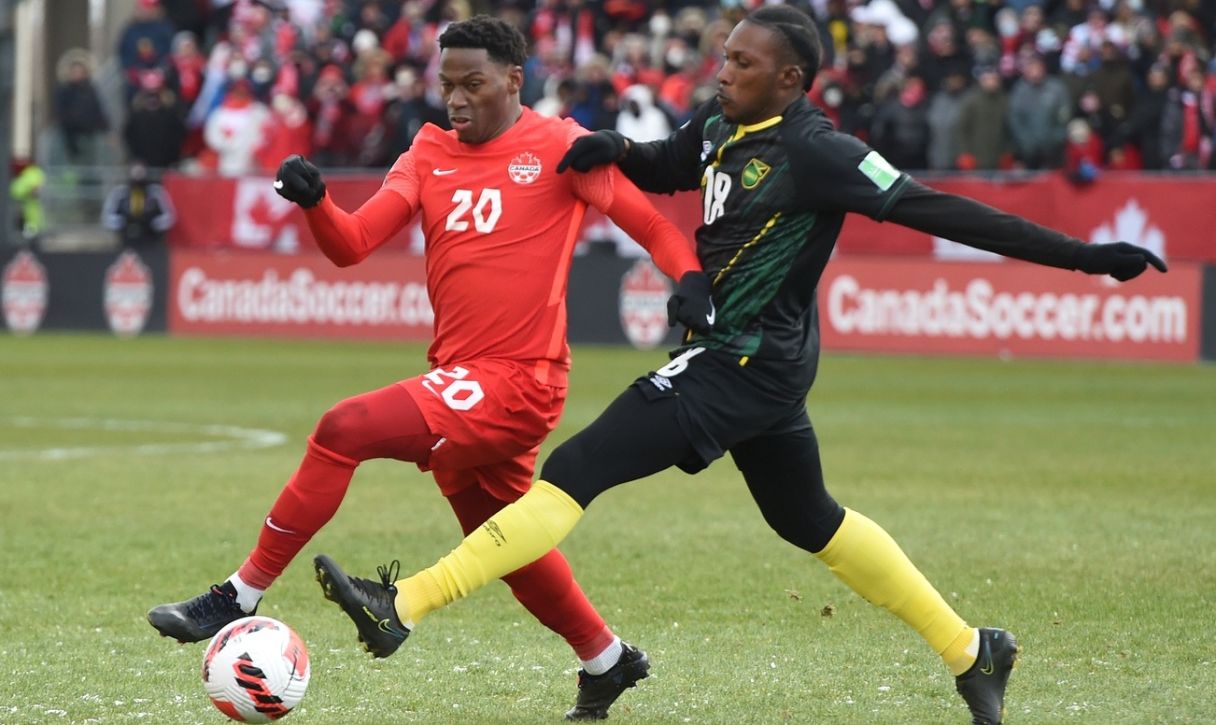 Canada forward Jonathan David in action. Pic: Dan Hamilton-USA TODAY Sports