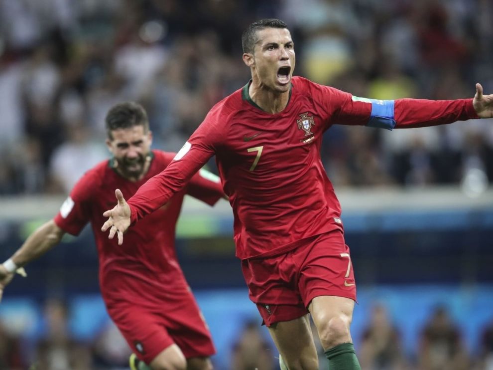 4:3 sizing - Portugal captain Cristiano Ronaldo celebrates. © Sipa USA-USA TODAY Sports 