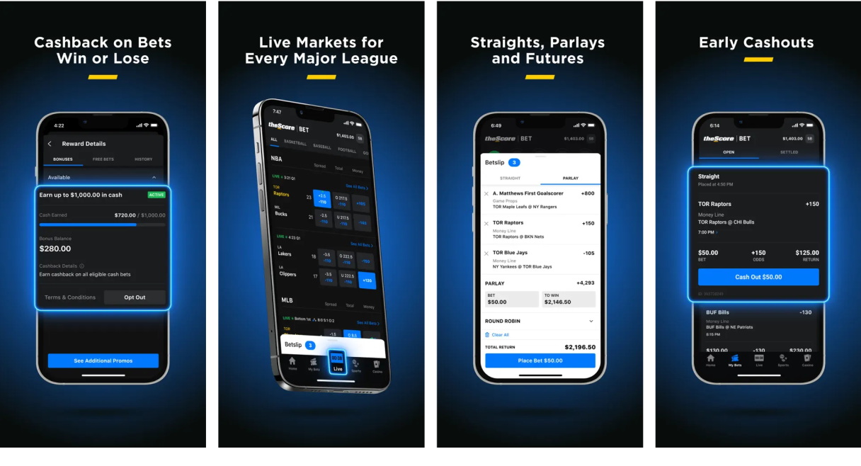 Sportsbook Reviews TheScore Bet App Store features 2