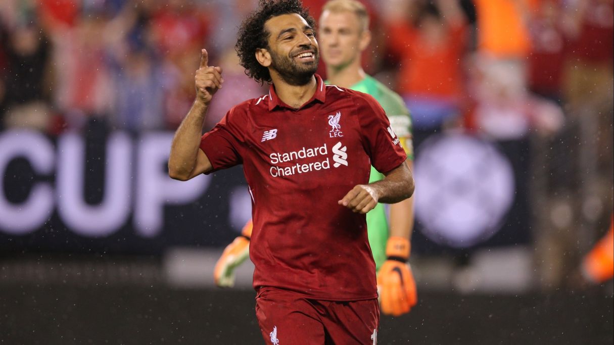 Liverpool forward Mohamed Salah has committed his future to the club and will be looking for major trophies. Pic: Brad Penner-USA TODAY Sports