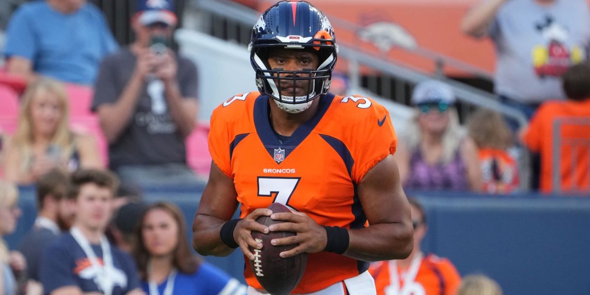 Denver Broncos quarterback Russell Wilson. © Ron Chenoy-USA TODAY Sports